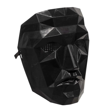 Masker Zwart Leider Squid Game van Boland koop je bij Partywinkel