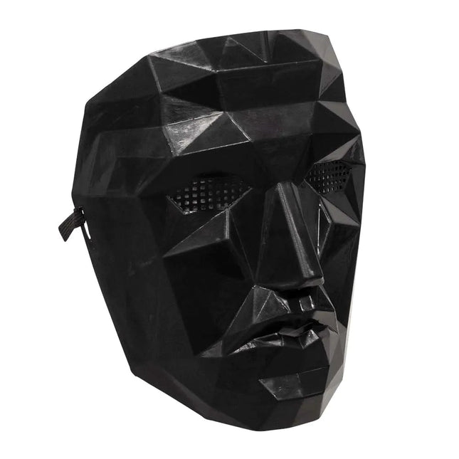 Masker Zwart Leider Squid Game van Boland koop je bij Partywinkel