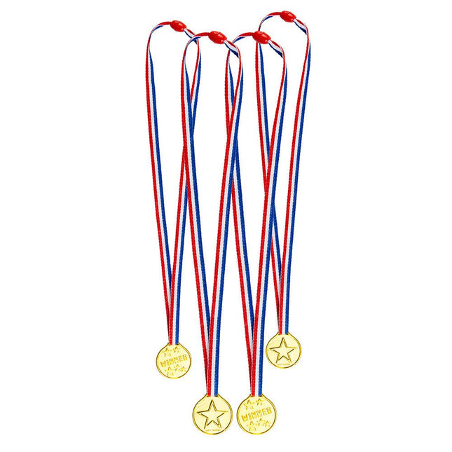 Medailles 3,5cm 4st van Boland koop je bij Partywinkel