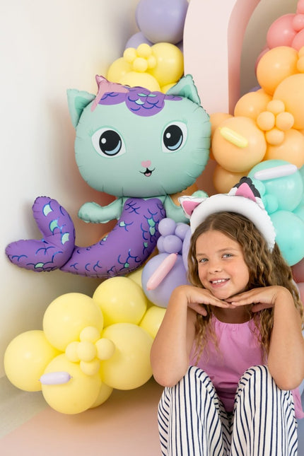 MerCat folie ballon, 80x82 cm van Partydeco koop je bij Partywinkel