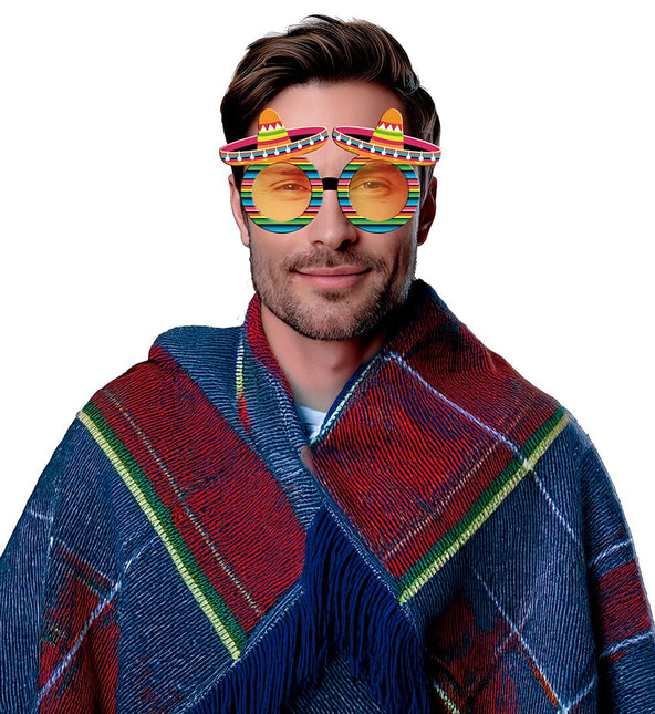 Mexico Bril Regenboog van Fiestas Guirca koop je bij Partywinkel