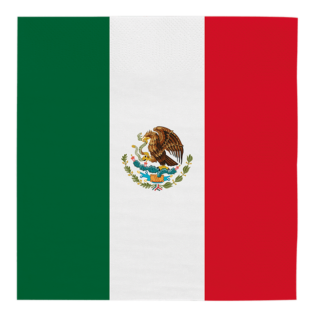 Mexico Servetten 33cm 20st van WeFiesta koop je bij Partywinkel