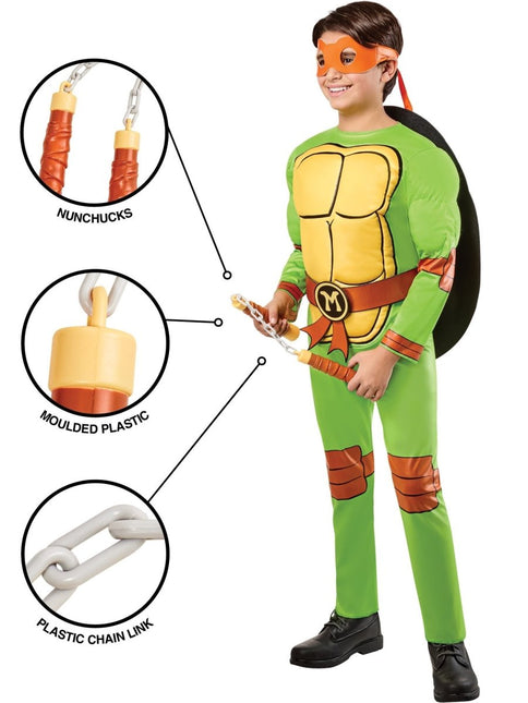 Michelangelo Nunchucks van Rubies koop je bij Partywinkel