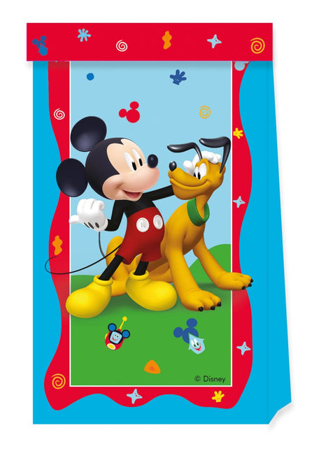 Mickey Rock The House Uitdeelzakjes 4st van Procos koop je bij Partywinkel