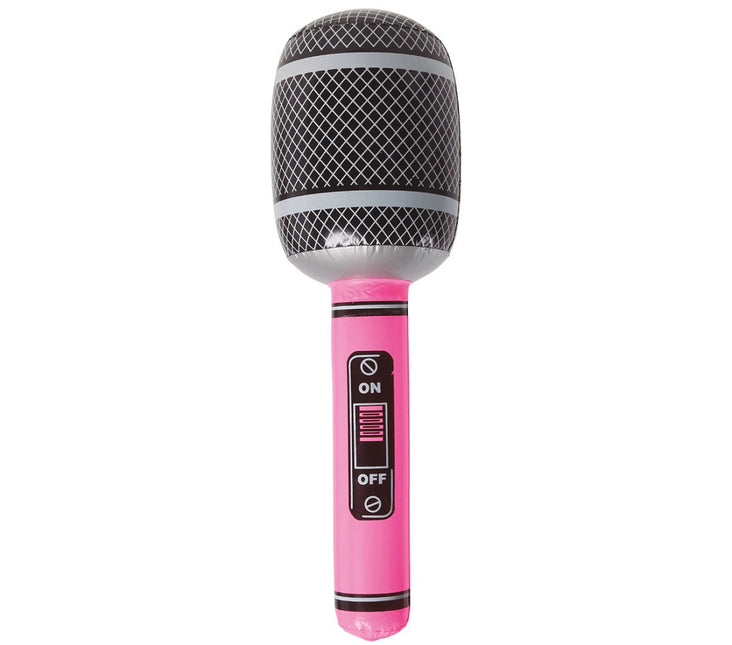 Microfoon Opblaasbaar 50cm van Fiestas Guirca koop je bij Partywinkel