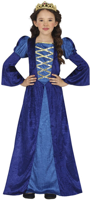 Midddeleeuwse Prinses Kostuum Blauw Meisje van Fiestas Guirca koop je bij Partywinkel