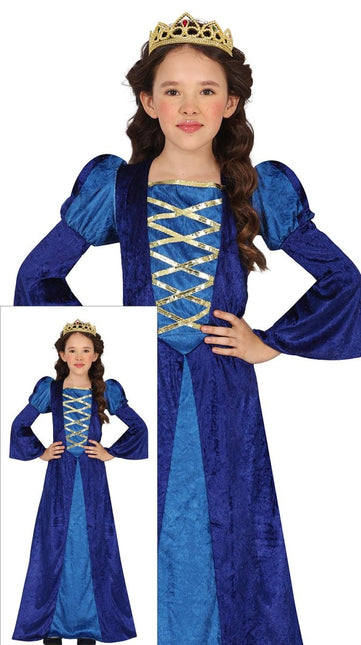Midddeleeuwse Prinses Kostuum Blauw Meisje van Fiestas Guirca koop je bij Partywinkel