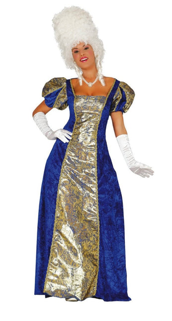 Middeleeuwen Jurk Blauw Dames Middeleeuwen van Fiestas Guirca koop je bij Partywinkel