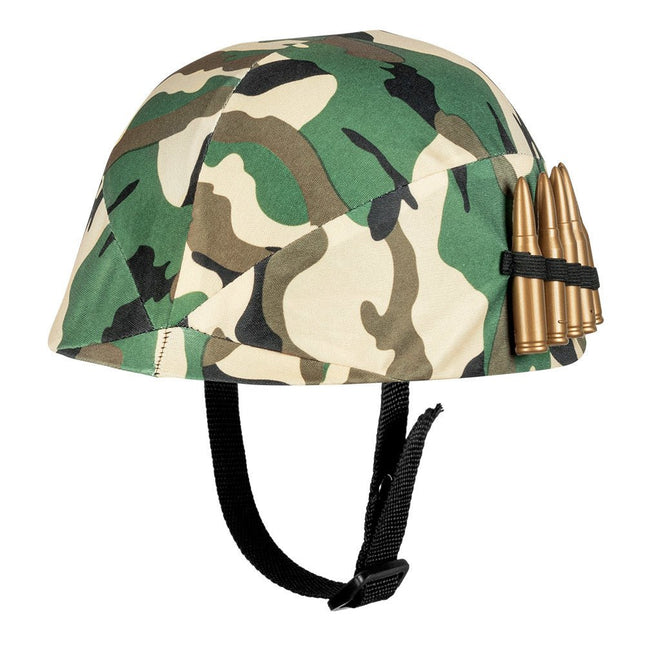 Militairen Helm Kind Verstelbaar van Boland koop je bij Partywinkel