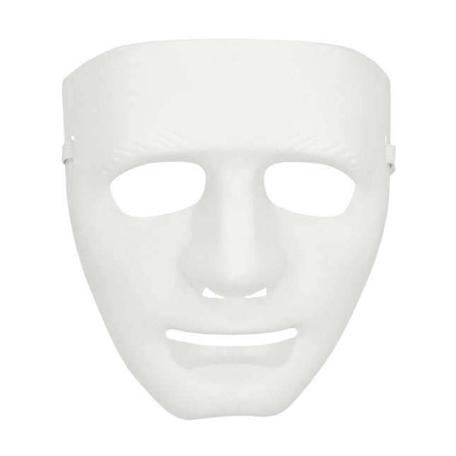Mime Masker Wit Theater van Boland koop je bij Partywinkel
