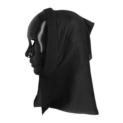 Mime Masker Zwart Met Kap van Boland koop je bij Partywinkel
