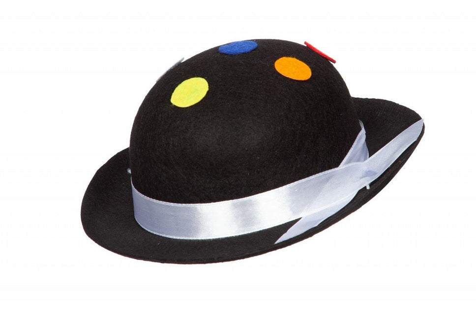 Zwarte Bolhoed Mini Noppen van Wilbers & Wilbers koop je bij Partywinkel