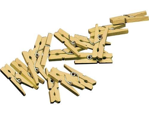 Mini Knijpers Goud 2,5cm 20st van Haza Witbaard koop je bij Partywinkel