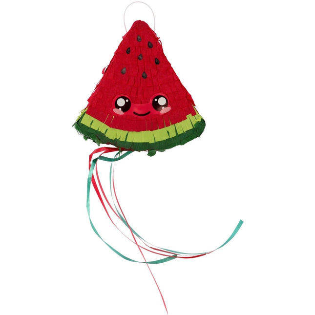 Mini Piñata Set - Avocado & Watermeloen - Kawaii Party - 2 stuks van Folat koop je bij Partywinkel