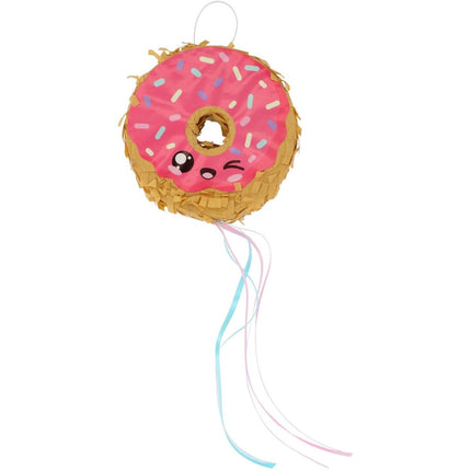 Mini Piñata Set - Donut & Ijsje - Kawaii Party - 2 stuks van Folat koop je bij Partywinkel