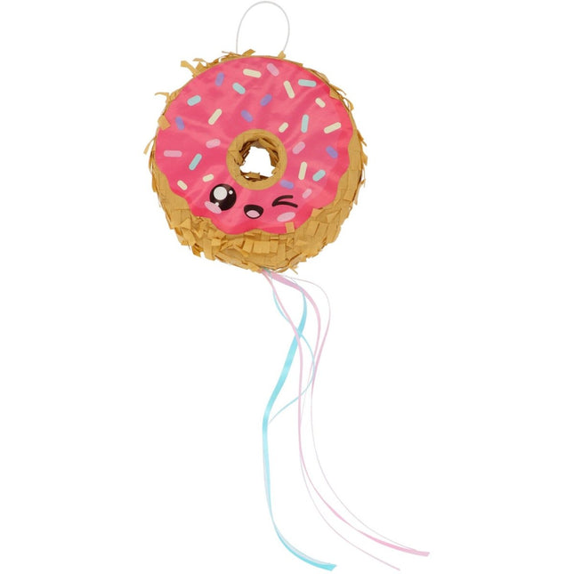 Mini Piñata Set - Donut & Ijsje - Kawaii Party - 2 stuks van Folat koop je bij Partywinkel