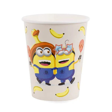 Minion - bekertjes, 250 ml, mix van Partydeco koop je bij Partywinkel