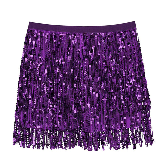 Minirokje Sparkle paars van Boland koop je bij Partywinkel