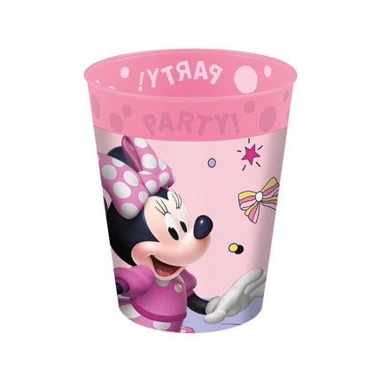 Minnie Mouse Beker Herbruikbaar 250ml van Procos koop je bij Partywinkel