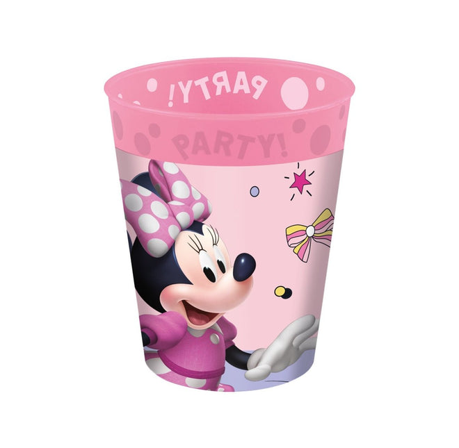 Minnie Mouse Beker Herbruikbaar 250ml van Procos koop je bij Partywinkel