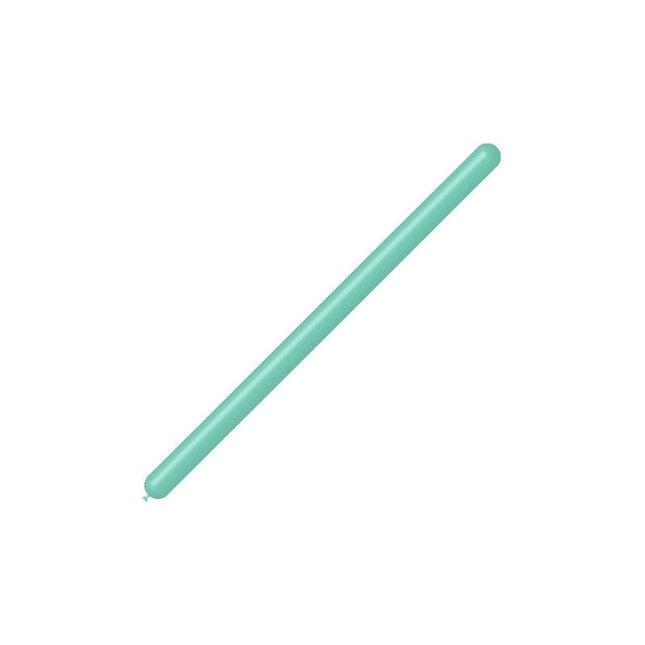 Mintgroene Modelleerballonnen 5cm 150cm 50st van Balloonia koop je bij Partywinkel