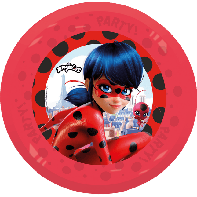 Miraculous Borden Kunststof 21cm 4st van Procos koop je bij Partywinkel