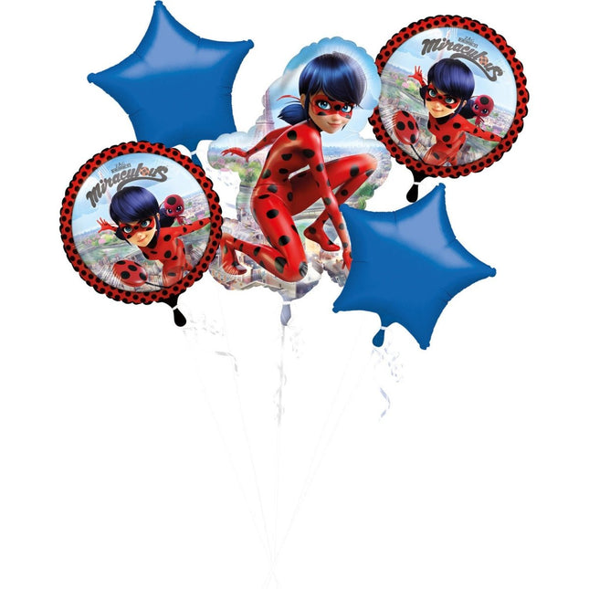 Miraculous Helium Ballonnen set 5 delig leeg van Anagram koop je bij Partywinkel