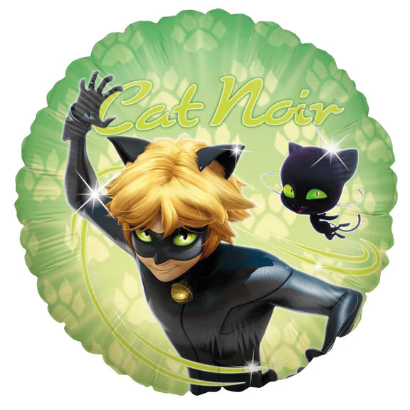 Miraculous Helium Balloon Cat Noir (Empty) 45 cm