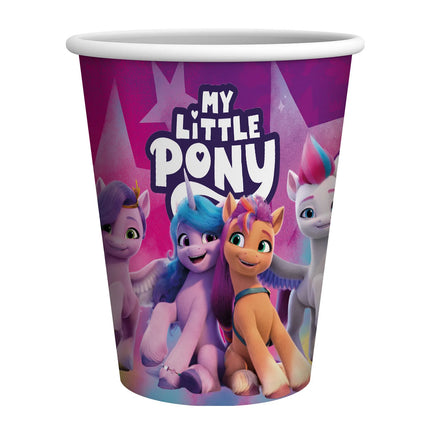 My Little Pony Cups, Purple, 250 ml, Set of 8