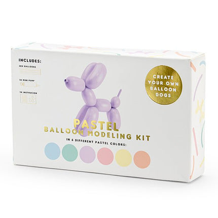 Modeleer Ballonnen Pastel 30st van Partydeco koop je bij Partywinkel