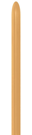 Modelleerballonnen Metallic Gold 2,5cm 152cm 50st van Sempertex koop je bij Partywinkel