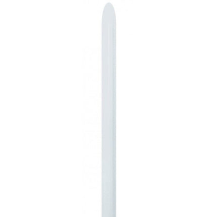 Modelleerballonnen White 2,5cm 152cm 50st van Sempertex koop je bij Partywinkel