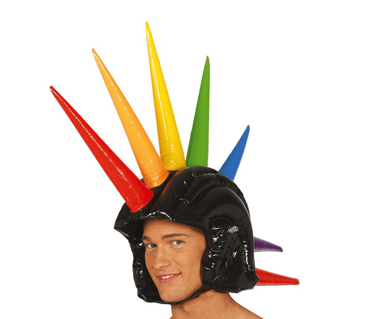 Mohawk Gekleurd Opblaasbaar van Fiestas Guirca koop je bij Partywinkel