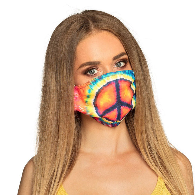 Mondkapje Herbruikbaar Hippie van Boland koop je bij Partywinkel