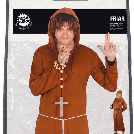 Monnik Kostuum Bruin L van Fiestas Guirca koop je bij Partywinkel