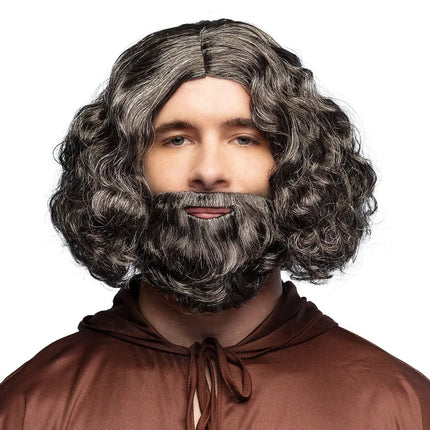 Monnik Pruik Zwart van Boland koop je bij Partywinkel