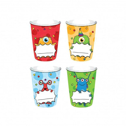 Monster Bekers Karton 200ml 8st van Haza Witbaard koop je bij Partywinkel