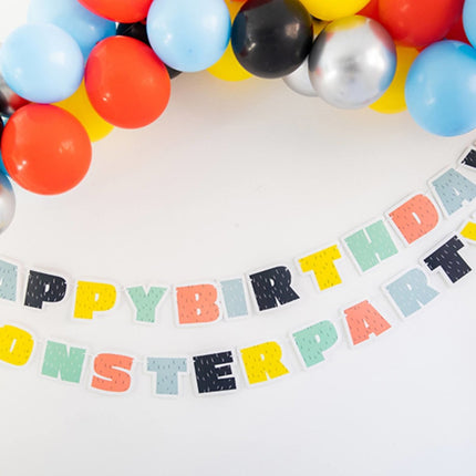 Monster Letterslinger Happy Birthday 2st van Folat koop je bij Partywinkel