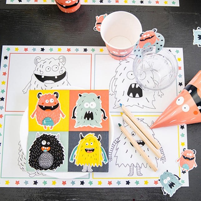 Monster Servetten 33cm 20st van Folat koop je bij Partywinkel