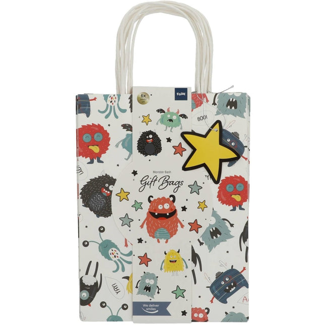 Monster Uitdeelzakjes Bash 6st van Folat koop je bij Partywinkel