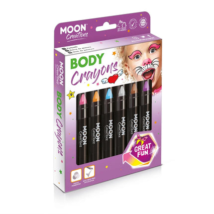 Moon Creations Body Crayons Purple 3.2g van Moon Creations koop je bij Partywinkel