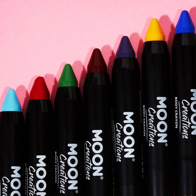 Moon Creations Body Crayons Red 3.2g van Moon Creations koop je bij Partywinkel
