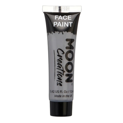 Moon Creations Face Paint Grey 12ml van Moon Creations koop je bij Partywinkel