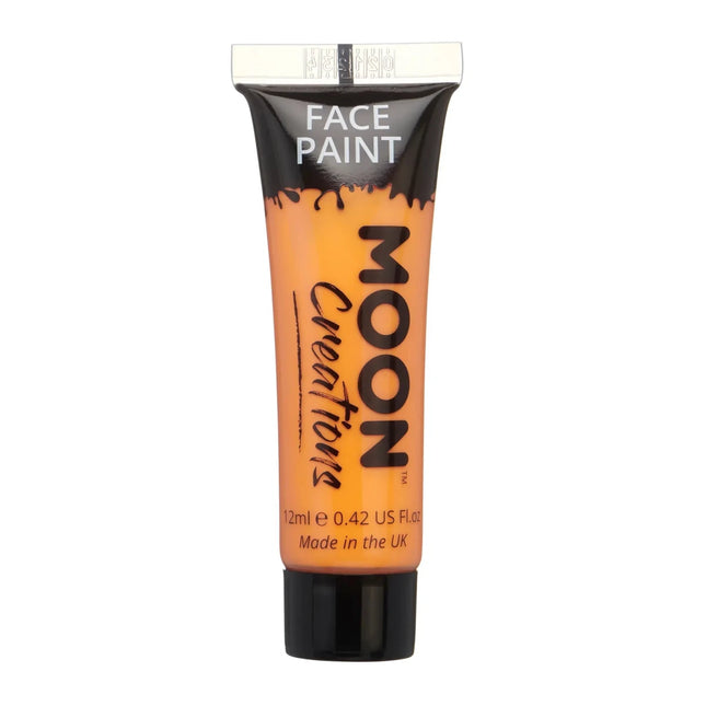 Moon Creations Face Paint Orange 12ml van Moon Creations koop je bij Partywinkel