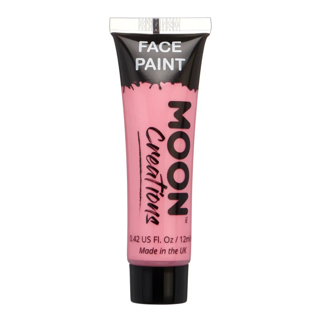 Moon Creations Face Paint Pink 12ml van Moon Creations koop je bij Partywinkel