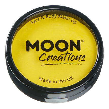 Moon Creations Pro Face Paint Bright Yellow 36g van Moon Creations koop je bij Partywinkel