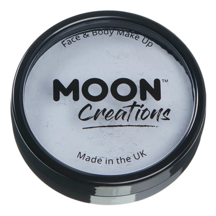 Moon Creations Pro Face Paint Cake Pots Light Grey 36g van Moon Creations koop je bij Partywinkel
