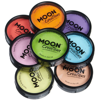 Moon Creations Pro Face Paint Cake Pots Peach 36g van Moon Creations koop je bij Partywinkel