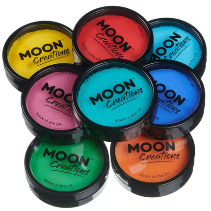 Moon Creations Pro Face Paint Cake Pots Royal Blue 36g van Moon Creations koop je bij Partywinkel