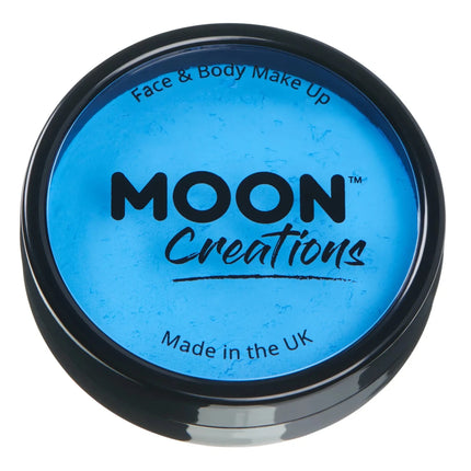 Moon Creations Pro Face Paint Cake Pots Sky Blue 36g van Moon Creations koop je bij Partywinkel